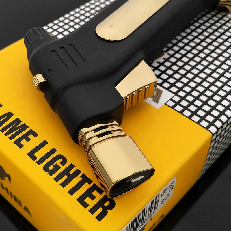 Зажигалка для сигар COHIBA ветрозащитная заправляемая газовая зажигалка