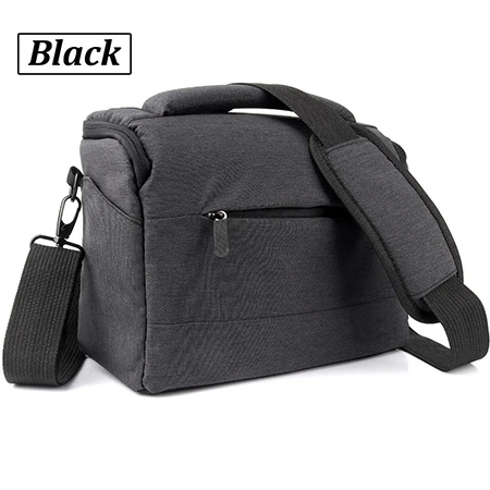 D38-Black Сумка для DSLR камеры, рюкзак, сумка через плечо из полиэстера, водонепроницаемый чехол для фотосъемки Canon, Nikon, sony, чехол для объектива - Цвет: D38-Black