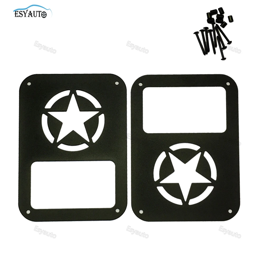 2 шт. Металлические Защитные Крышки Устройства для Задних Ламп Многофигурные