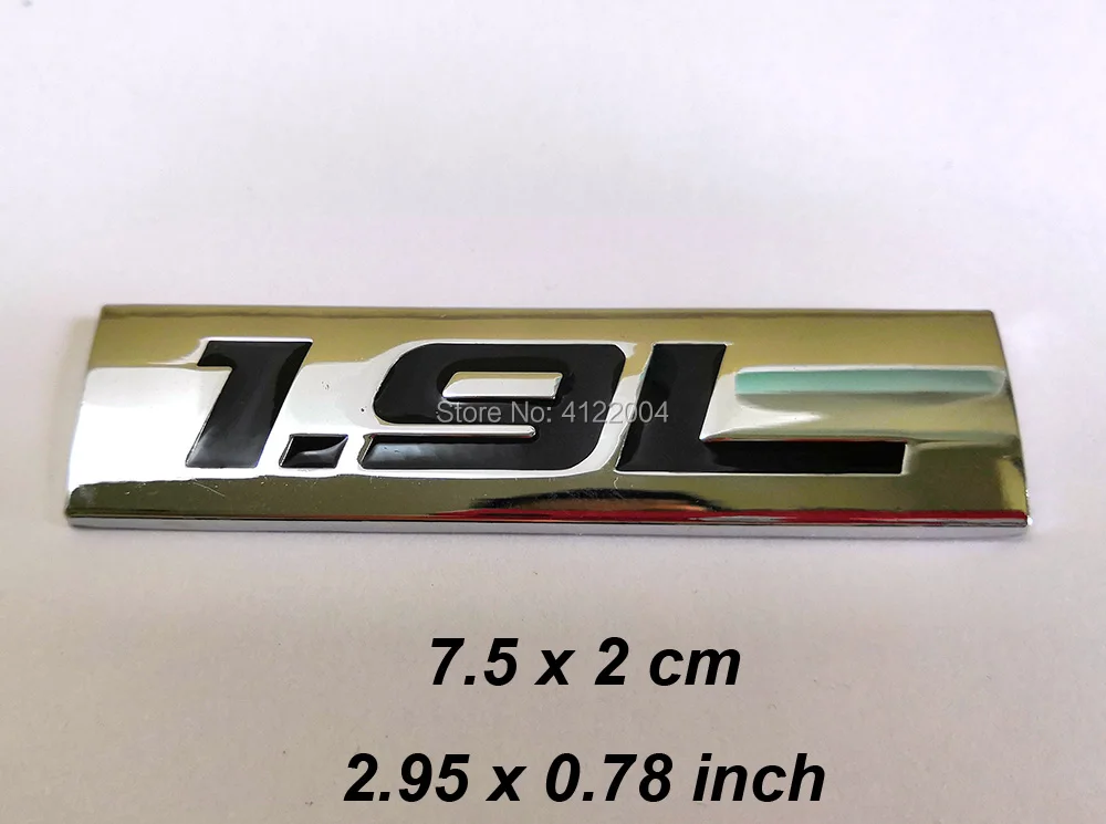 1.4L 1.5L 1.6L 1.7L 1.8L 1.9L энергетическая эмблема наклейка на багажник для TOYOTA HONDA MITSUBISHI VOLVO