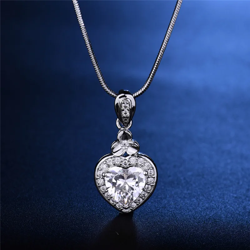 Будонг модное сердце с бесконечностью Love Silver/Gold Color Slide подвеска цепочка змейка
