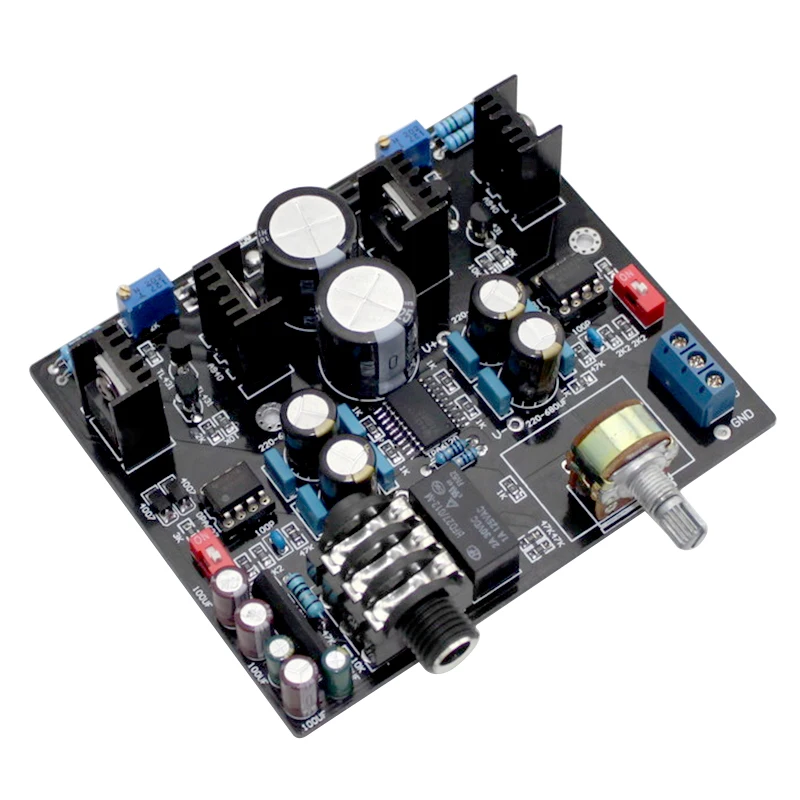 TPA6120A NE5534 усилитель для наушников плата UPC1237 Защитная схема для 32-600 Ом динамик amplificador аудио G9-007