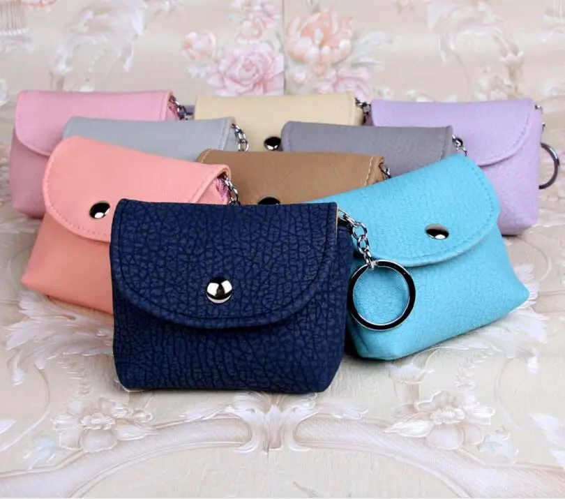 

M119 2017 Cute Women Purses Multi Use High-Grade PU Leather Color Hasp Key Bag Purse Coin Bag Purse Card Package Gift Wholesale