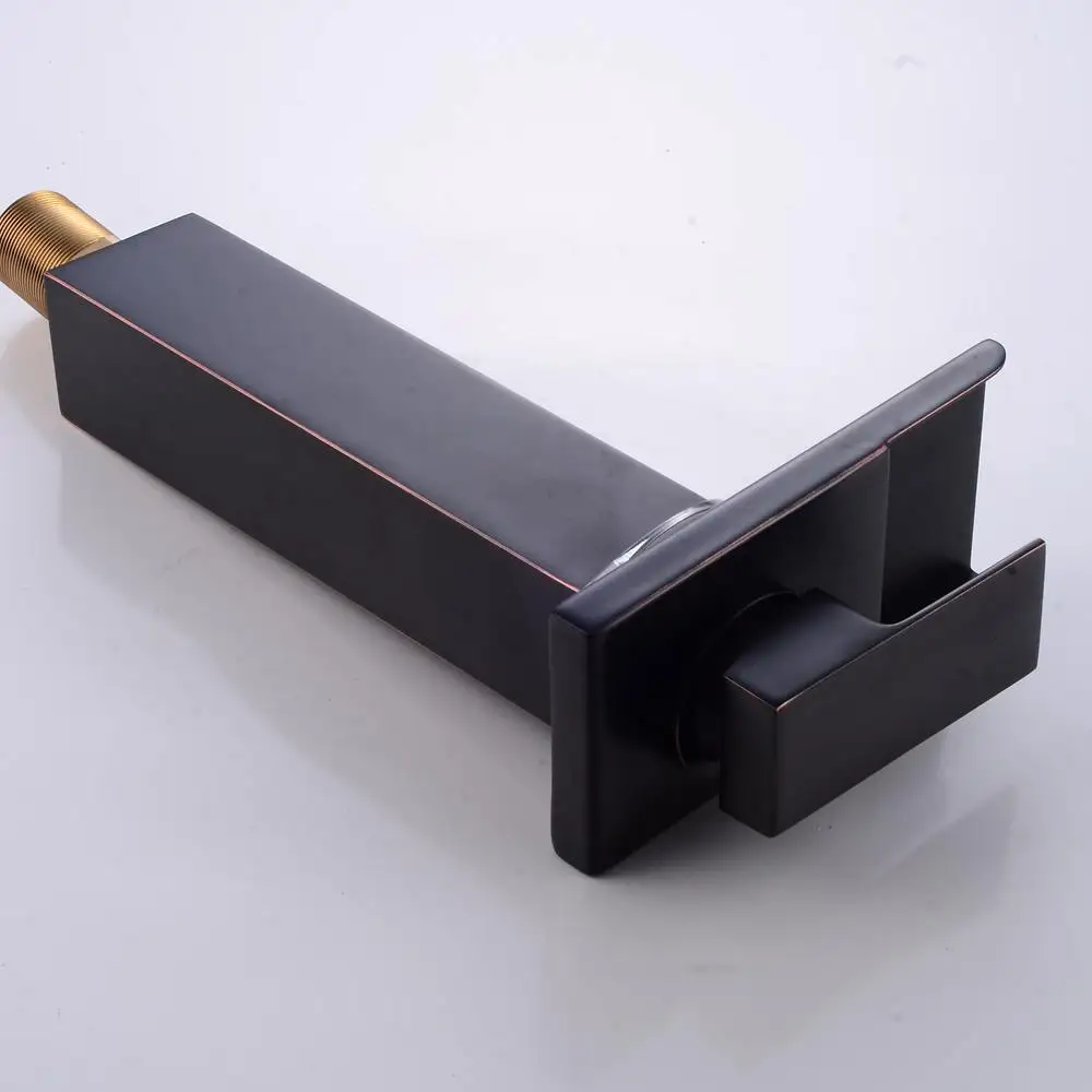 Светодиодный Водопад смеситель для раковины с контролем температуры воды