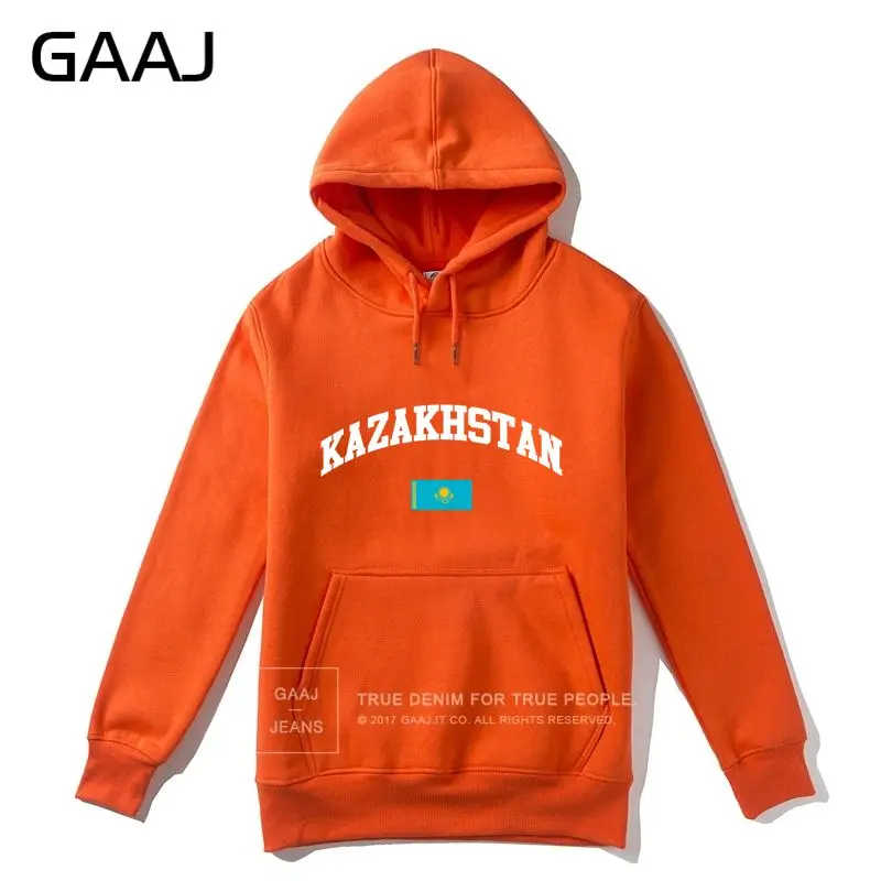 GAAJ Kazakhstan Flag мужская толстовка женская мужская на молнии Повседневная флисовая толстовка с капюшоном пальто Мужская Уличная одежда Felpe# GUJQ8