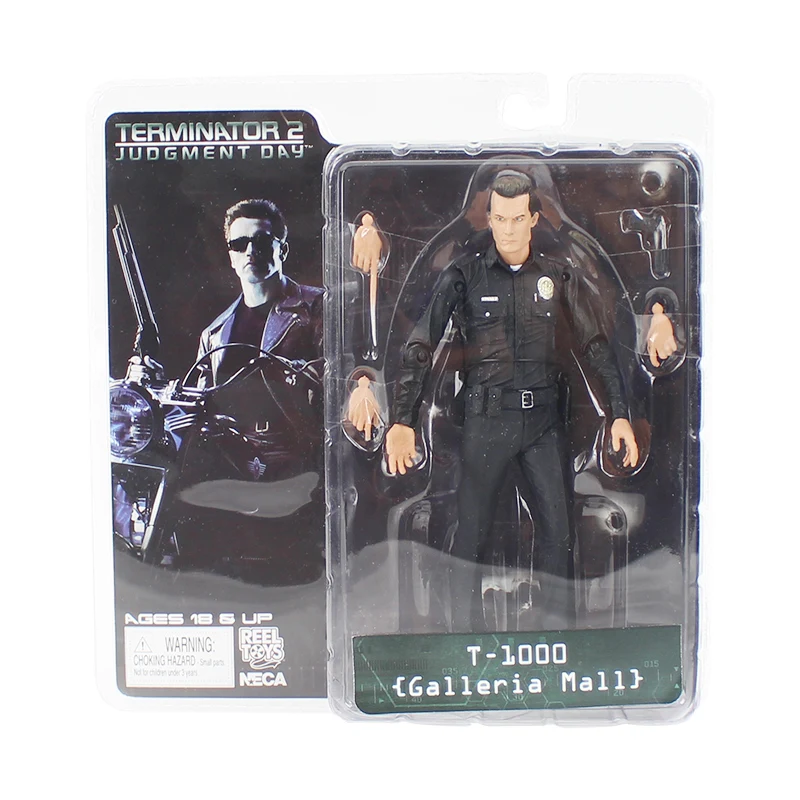 NECA The Terminator 2 экшн-фигурка T-800 / T-1000 ПВХ игрушка 7 типов 18 см | Игрушки и хобби