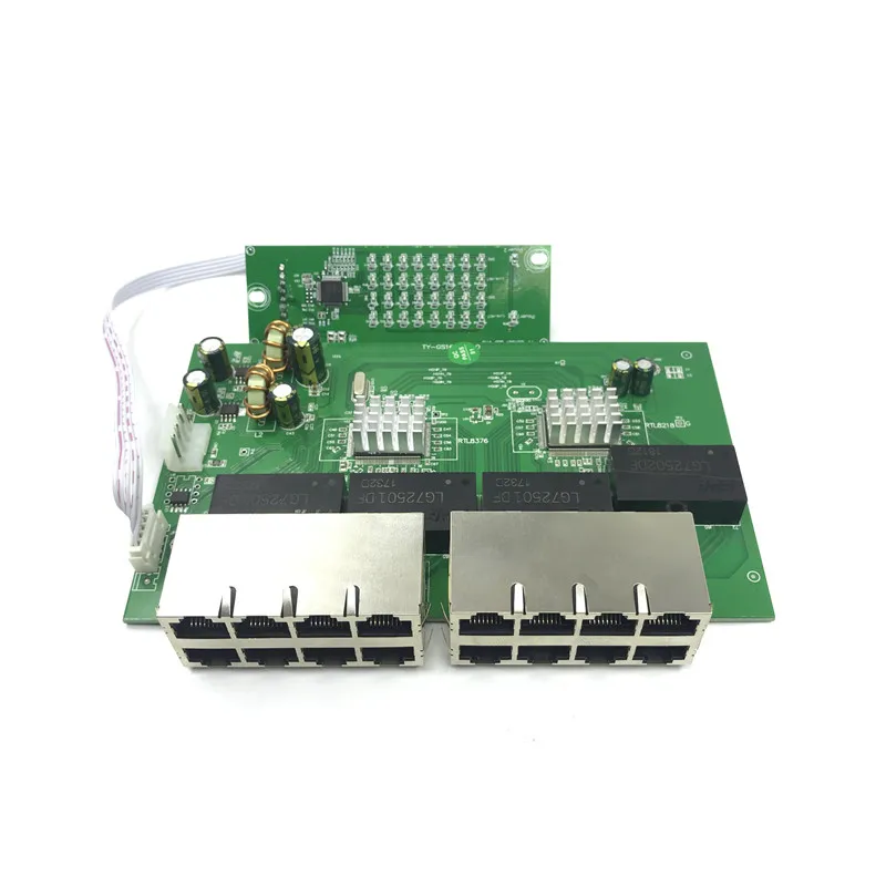 OEM новая модель 16 портовый гигабитный коммутатор модуль Настольный RJ45 Ethernet 10/100/1000