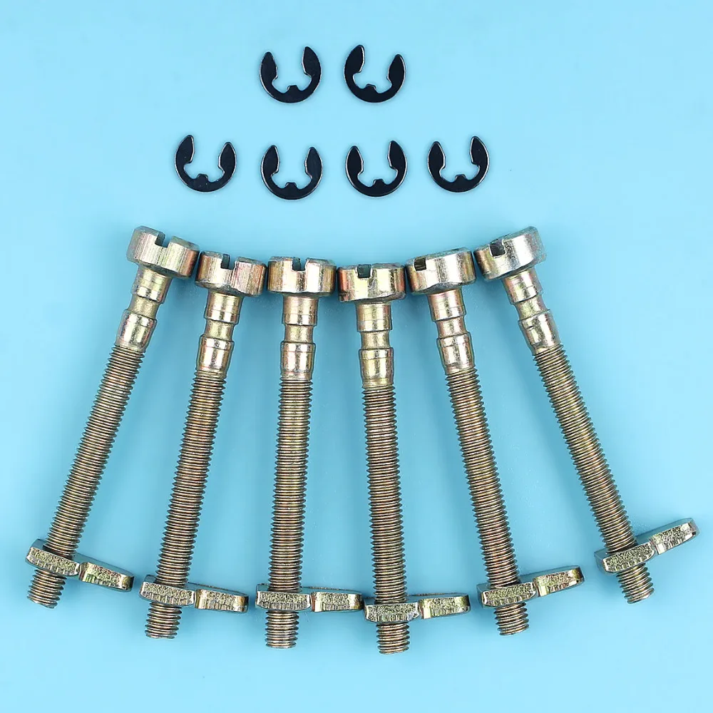 

6 x Chain Tensioner Adjuster Screw Kit For HUSQVARNA 36 41 136 137 141 142 235 240 E Chainsaw Replacement Spare Parts