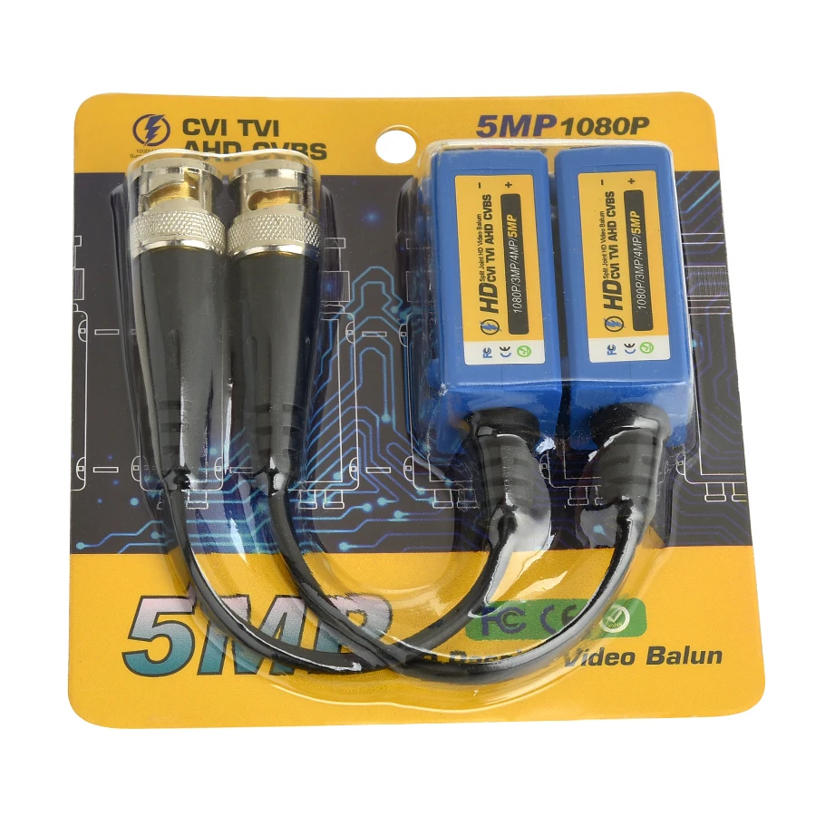 Hamrolte HD Video Balun 5MP/4MP/1080P CVI/TVI/AHD пассивный видео для UTP Cat5/5e/6 пассивные