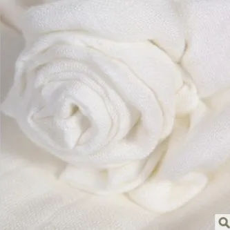 10 шт./упак. детские бамбуковые волокна марлевые пеленки белый Новорожденные