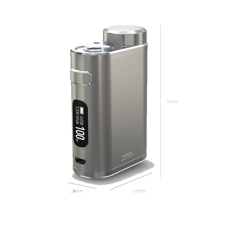 Оригинальный Eleaf iStick Pico 21700 100 Вт бокс мод Vape с батареей поддержка ELLO Tank RDA RTA RDTA