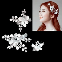 36 pcs 12 set new silver flower butterfly cystal pearl wedding prom bridal hair pins hat hair clips hair accessory hair combs