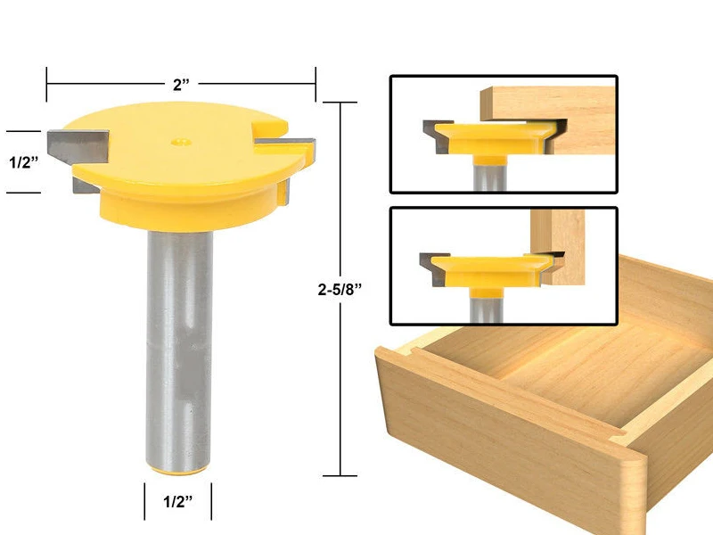 Деревообрабатывающие инструменты фреза комплект-замок /клеевой шов/ящик спереди