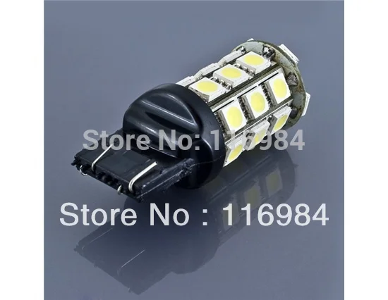 2 шт х Белый 7443 7440 T20 27 SMD 5050 светодиодный задний тормоз лампа стоп-сигнала |