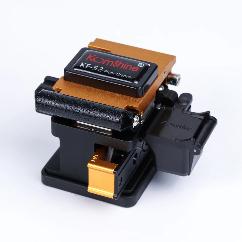 

One-hand operation KOMSHINE KF-52 Optical Fiber Cleaver with 24 surface<0.5 degree with 4 stainless steel pads