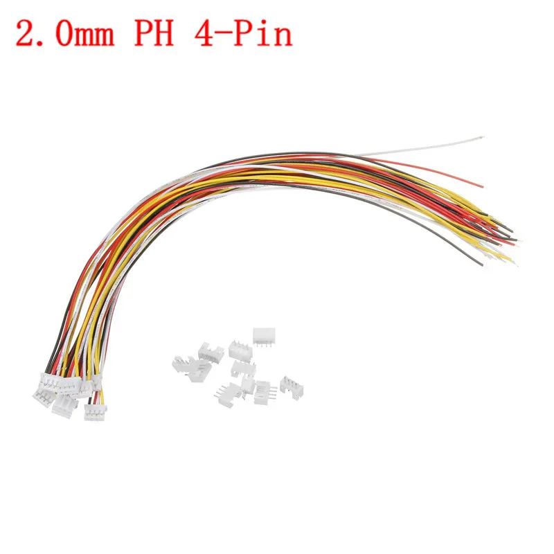 10 комплектов Mini Micro JST 2 0 PH 4 контактный/5 контактный/6 контактный разъем штекер с