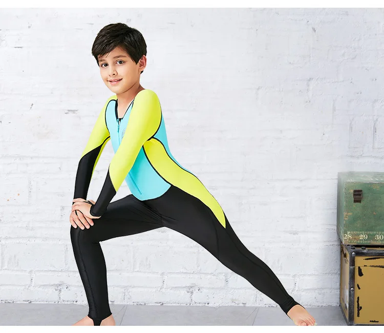 Детский слитный купальник Hisea костюм для дайвинга с длинным рукавом гидрокостюм