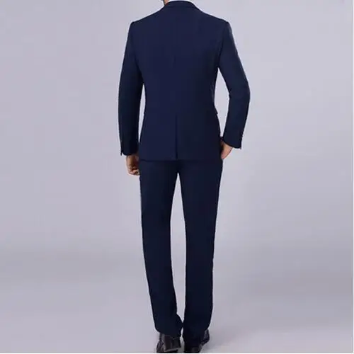 

New Men's Suits For Wedding Slim Fit Tuxedo Business Suit Formal Wedding Groom Tuxedos Custom Made (jacket+pant+vest)