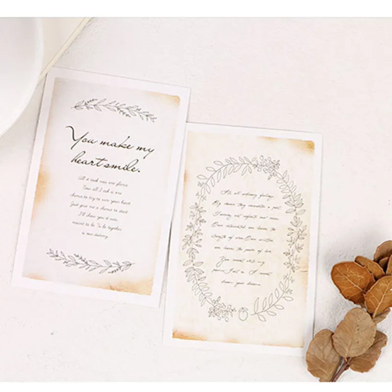 Infeel. me love письмо открытка Письмо бумага Закладка 1 лот = упаковка 30 шт|bookmark cards|bookmarks