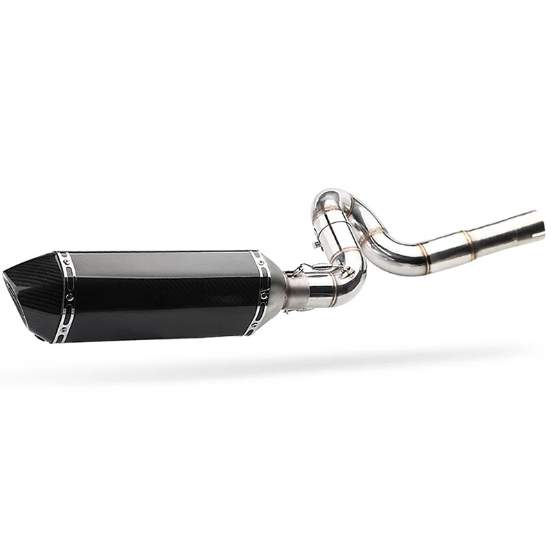 TRK502 Mid Link Pipe Full Syste для Benelli trk 502 мотоцикл выхлопной лазерная маркировка