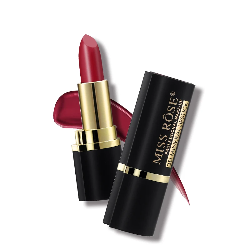 1 шт. профессиональный макияж матовые помады Nude Lip Stick Водонепроницаемый