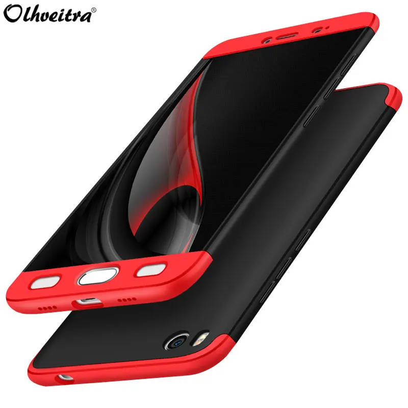 Case For Xiaomi Mi 5s Mi5s Cover Original Protective Phone Housing Hard PC 360 Full Body Cases Fundas |