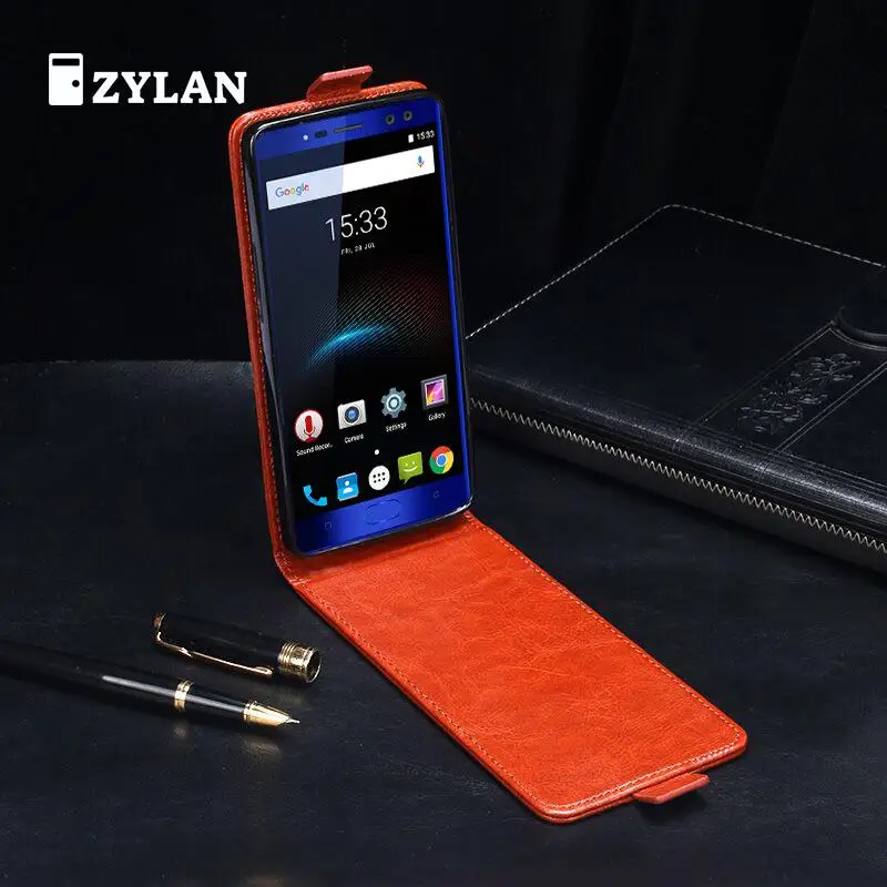 Чехол с откидной крышкой для Oukitel K3 роскошный кожаный чехол и подставкой K 3 5