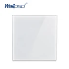 Wallpad L6, однопанельная пустая декоративная крышка из закаленного белого стекла для пустой коробки