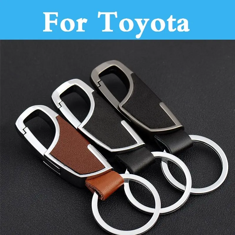 Кожаный чехол для ключей Toyota Verossa Vios Vitz WiLL Cypha Windom Yaris Highlander черный и коричневый