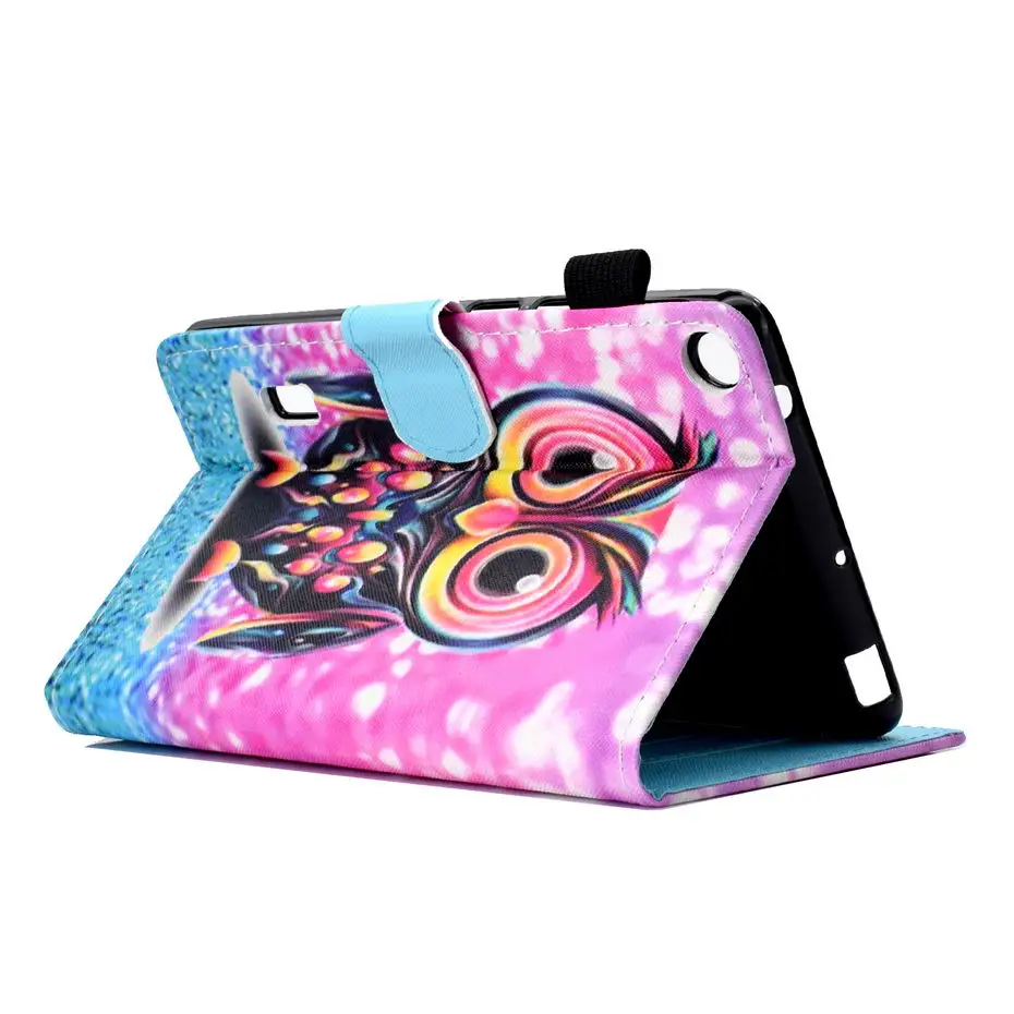 Модная чехол для huawei MediaPad T3 7 0 BG2-W09 WiFi Smart Cover из ПУ кожи планшет Honor Play Pad 2 + пленка
