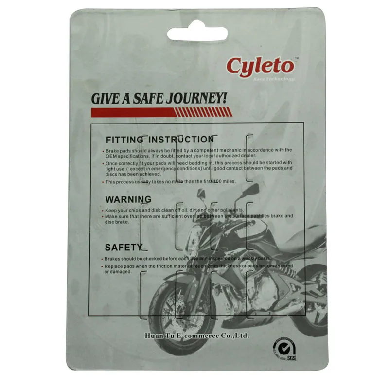 CYLETO Motorcycle Parking Brake Pads For YAMAHA Rhino 2008-2013 YXC 700 YXC700 Viking 2015 2016 YXM YXM700 2014-2016 | Автомобили и