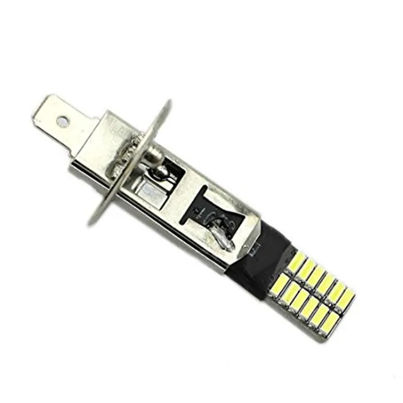 4 шт. супер белые 6500K H1 H3 24 SMD светодиодные противотуманные фары DRL Canbus|super white|replacing