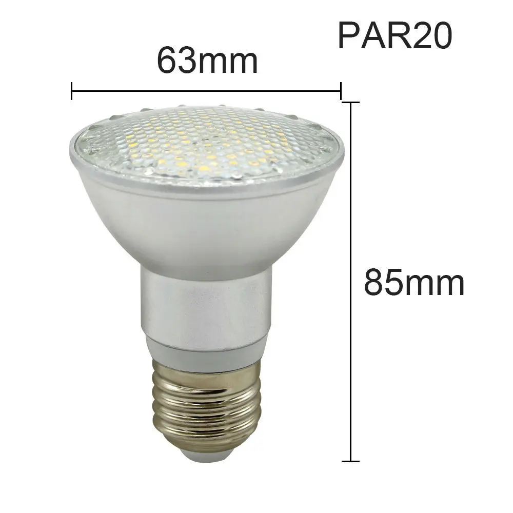 Супер яркая 2835 SMD PAR20/PAR30/PAR38 E27 светодиодная лампа с регулировкой 7 Вт/12 Вт/15 Вт точечная лампа для помещений AC 110 В/220 В/85-265 в освещение