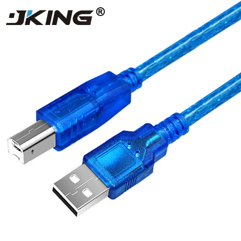 JKING 10 шт. принтера USB кабель Тип usb B мужчина к Мужской 3 0 2 для Canon Epson ZJiang принтер