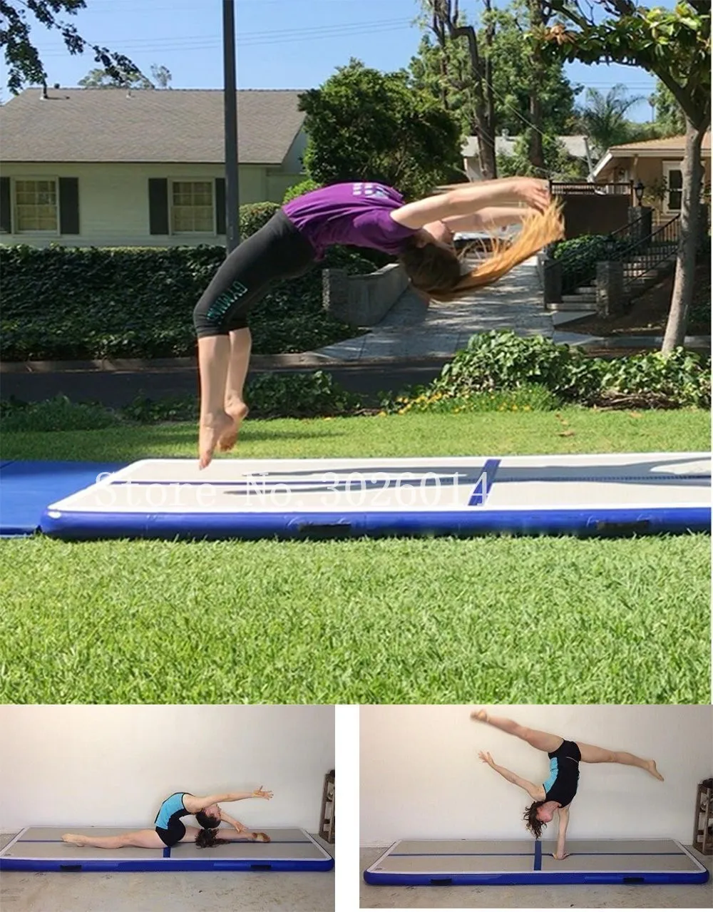 Air Track 10FT Airtrack Gymnastics Tumbling Mat Inflatable Tumble with Electric Pump for Home Use/Tumble/Gym/Training | Игрушки и хобби