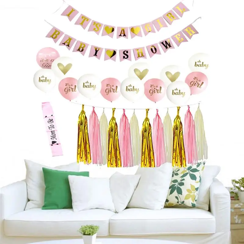 

FunPa Charmful Party Balloons Baby Shower Glitter Decorative Party Balloon Party Tassel Party Ornaments