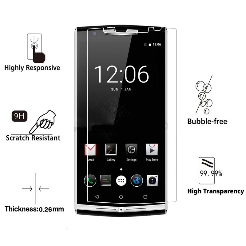 EXUNTON 2 шт Супер прозрачное закаленное стекло против царапин для Oukitel K10000 Pro K10000Pro 2.5D