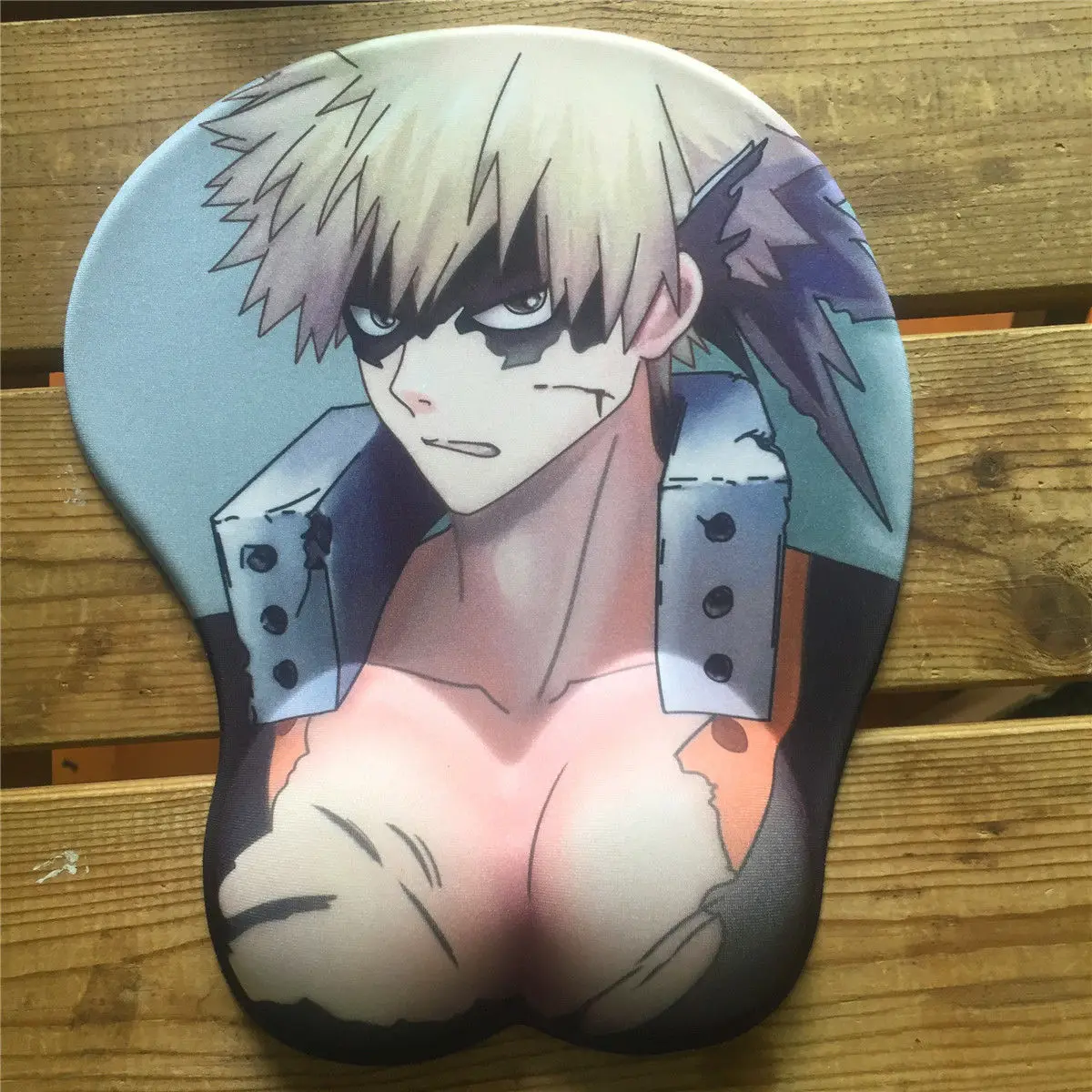 

Силиконовый коврик для мыши My Hero Academia Bakugou Katsuki, грудь, 3D