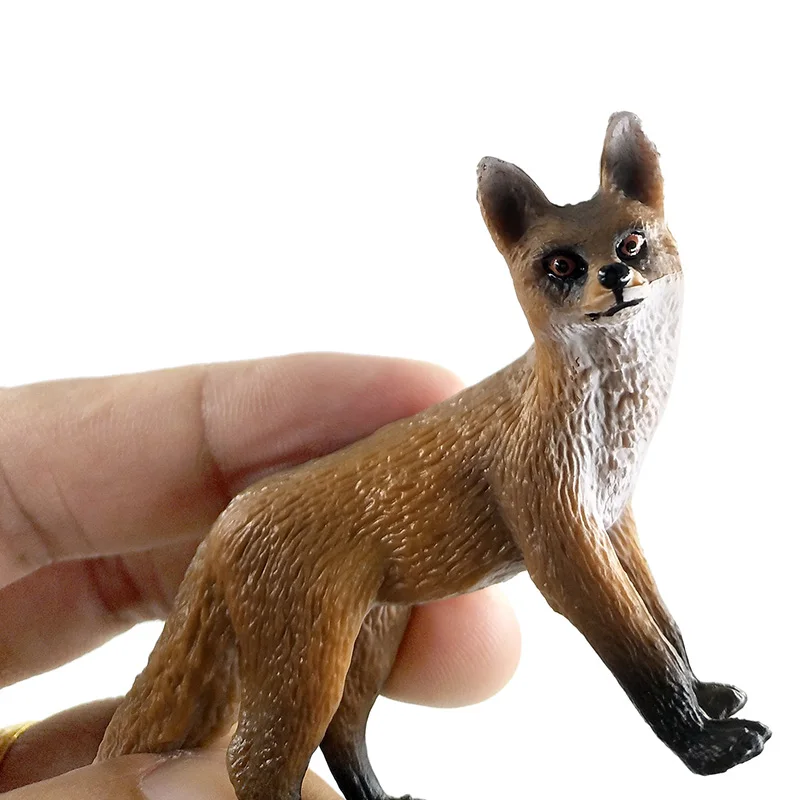 Meerkat Лев кабана лиса заяц беличьего меха модель Фигурка DIY домашний декор