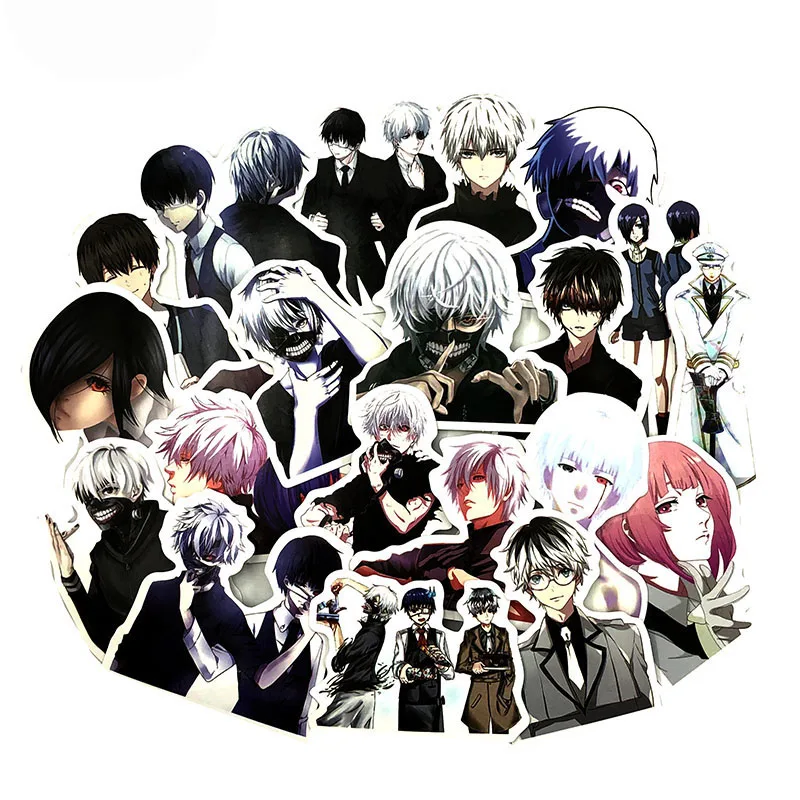 50 шт./лот японское аниме Токийский Гуль для багажа ноутбука скейтборда