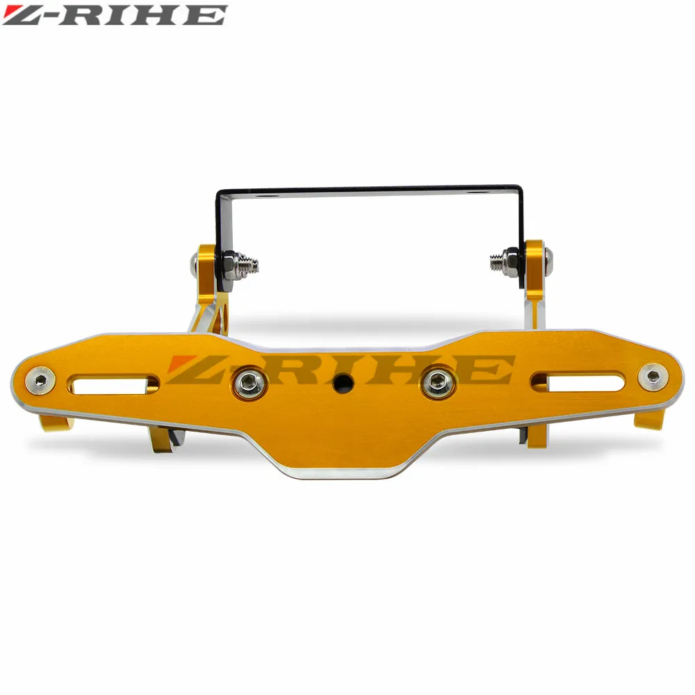 Алюминиевый Кронштейн номерного знака CNC для мотоцикла держатель рамка номерной