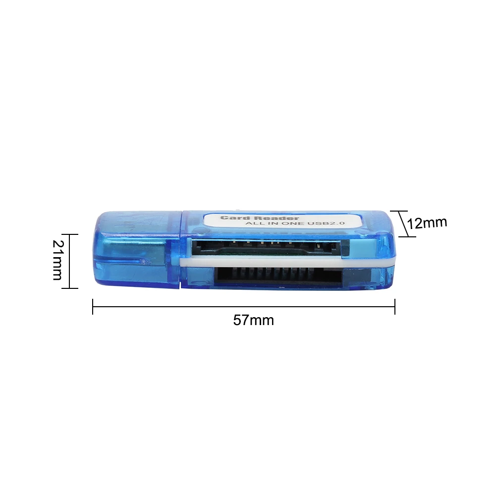 Мульти все в 1 USB 2,0 считыватель карт памяти Адаптер для M2 SD SDHC DV Micro SD Mini SD TF кард-ридер для Android телефона ПК ноутбука