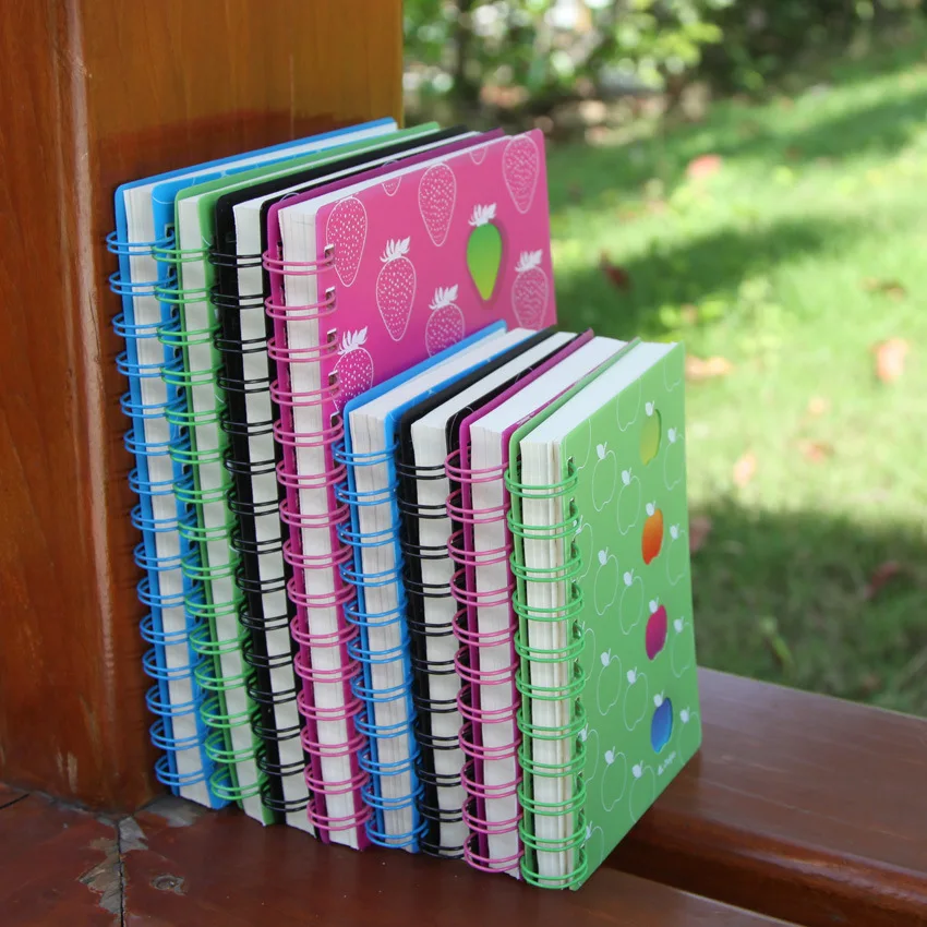 Perfect Gift Cute spiral notebook paper A6 A5 120 sheets Diary Notebook Notepad day planner Office School Supplies Wholesale|notebook headset|coil