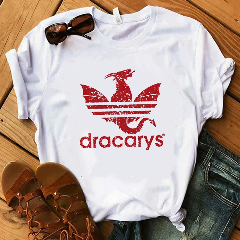 Dracarys Футболка Игра престолов мать драконов Khaleesi рубашка Дракон огонь Winterfell