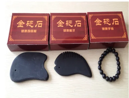 Acupress Натуральный ультра гладкий край натуральный камень Gua sha инструмент для спа