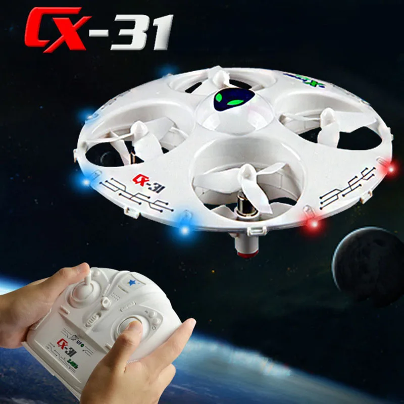 RC НЛО Quadcopter высокое качество cx 31 2.4 г 4ch 6 оси 3d ROLL Безголовый самолет со