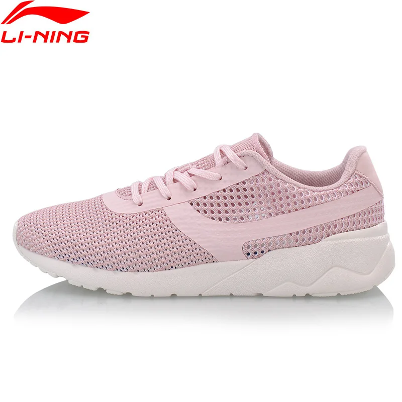 Li Ning/Женская классическая прогулочная обувь из верескового трикотажа Легкая