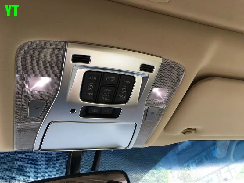 

Auto interior roof reading light trims for toyota Alphard 2016 ,ABS chrome,auto accessories 2PCS