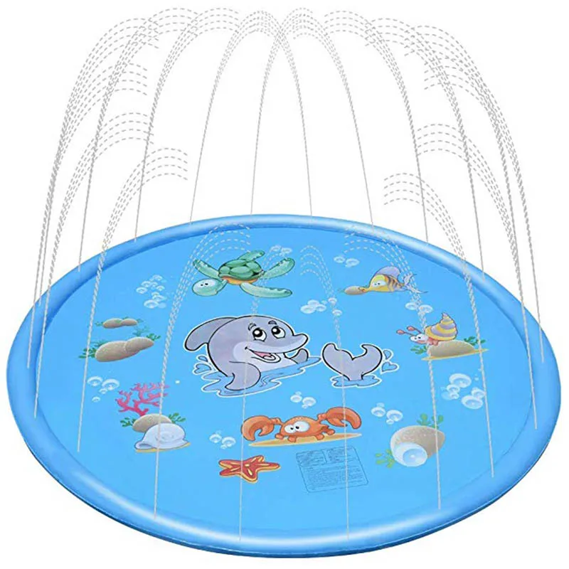 

Sprinkle Splash Play Mat Pad Toy Kids Water Pool Inflatable Outdoor Summer Water Toys