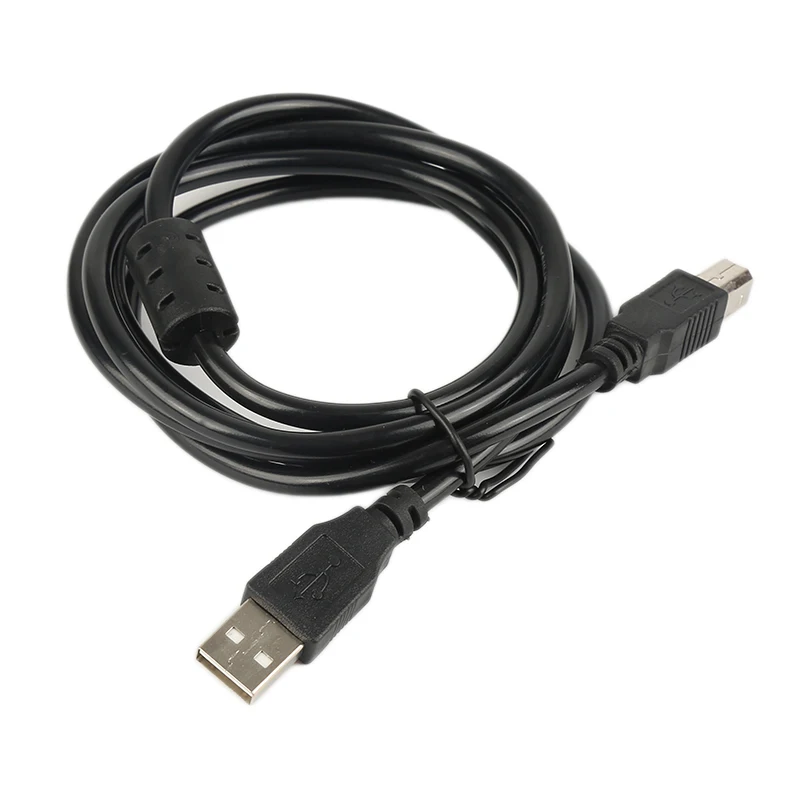 1 шт. черный USB кабель для принтера 2 0 штекер типа А В компьютерное устройство